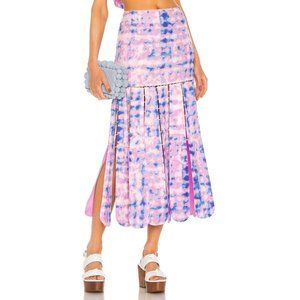 Alexis Pink and Blue Midi Skirt